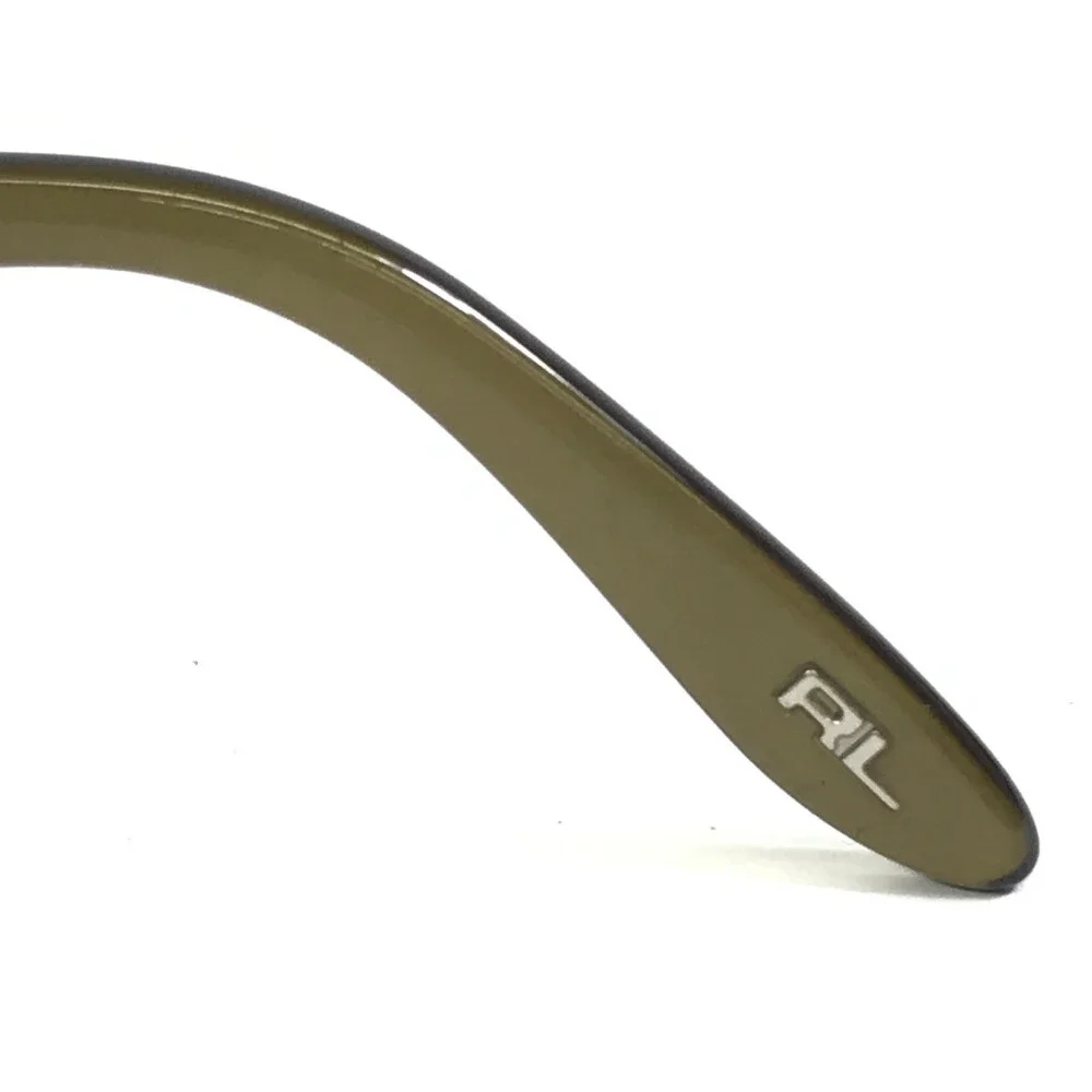 Ralph Lauren Eyeglasses Frames RL693 W9Y Clear Shiny Green Half Rim 50-17-135